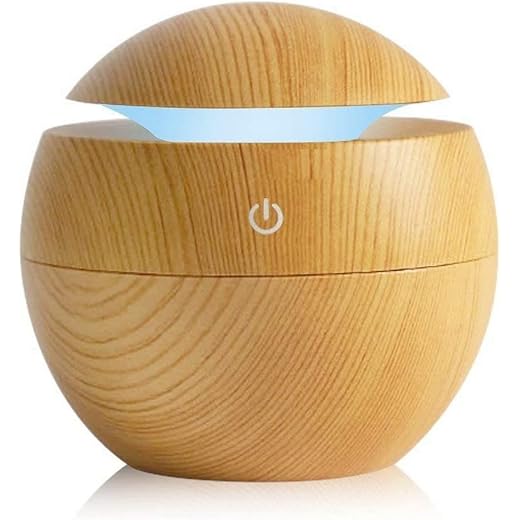 BKSMD Wooden Aroma Diffuser Humidifier Cool Mist Air Diffuse