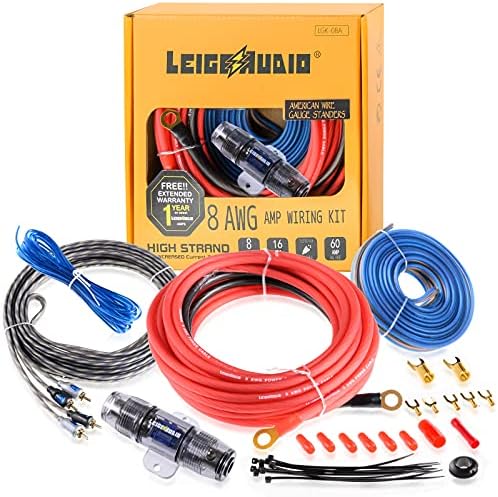 8 AWG Amplifier Installation Wiring Kit 