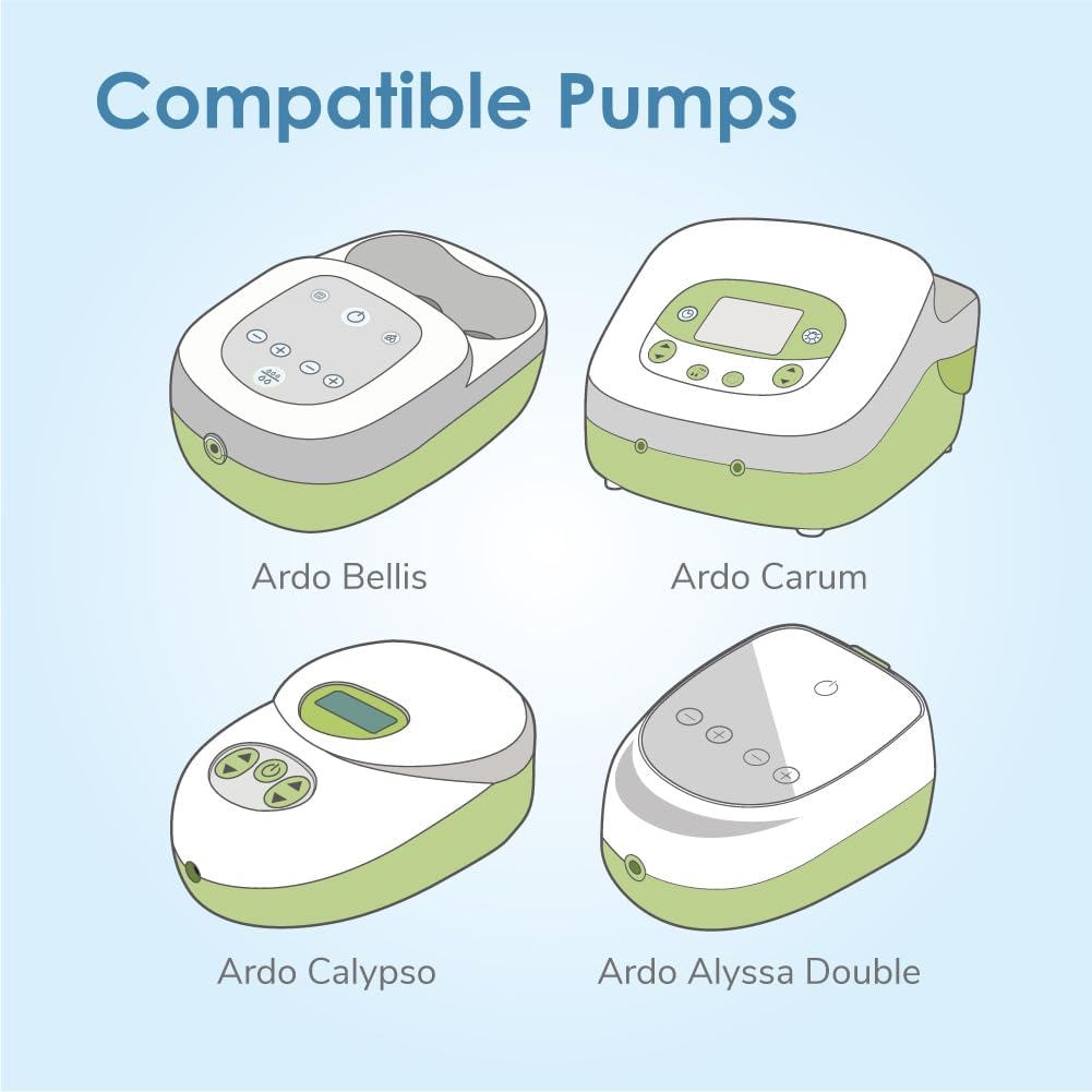 Maymom Pump Kit 24mm Flange Compatible with Ardo Bellis, Calypso, Alyssa Double Breast Pumps. Not Original Ardo Replacement Pump Parts