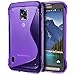 Samsung Galaxy S5 Active Case, Cimo [Wave] Premium Slim TPU Flexible Soft Case For Samsung Galaxy S 5 V Active (2014) - Purple