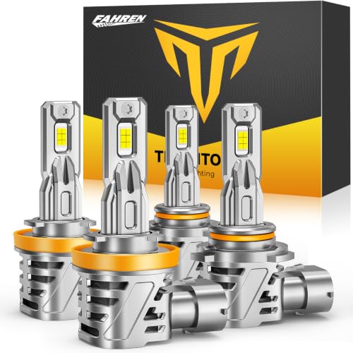 Image of URSPRUNG 2026 𝐓𝐨𝐩-𝐆𝐫𝐚𝐝𝐞 H11 /H9 /H8 9005 /HB3 Bulbs Combo, 140000LM 14X Ultra Bright, 6500K Cool White, 1:1 OEM Plug & Play, CANbus Error-Free, 85000+ Hrs Lifespan, ‎Daytime Running Light Modules