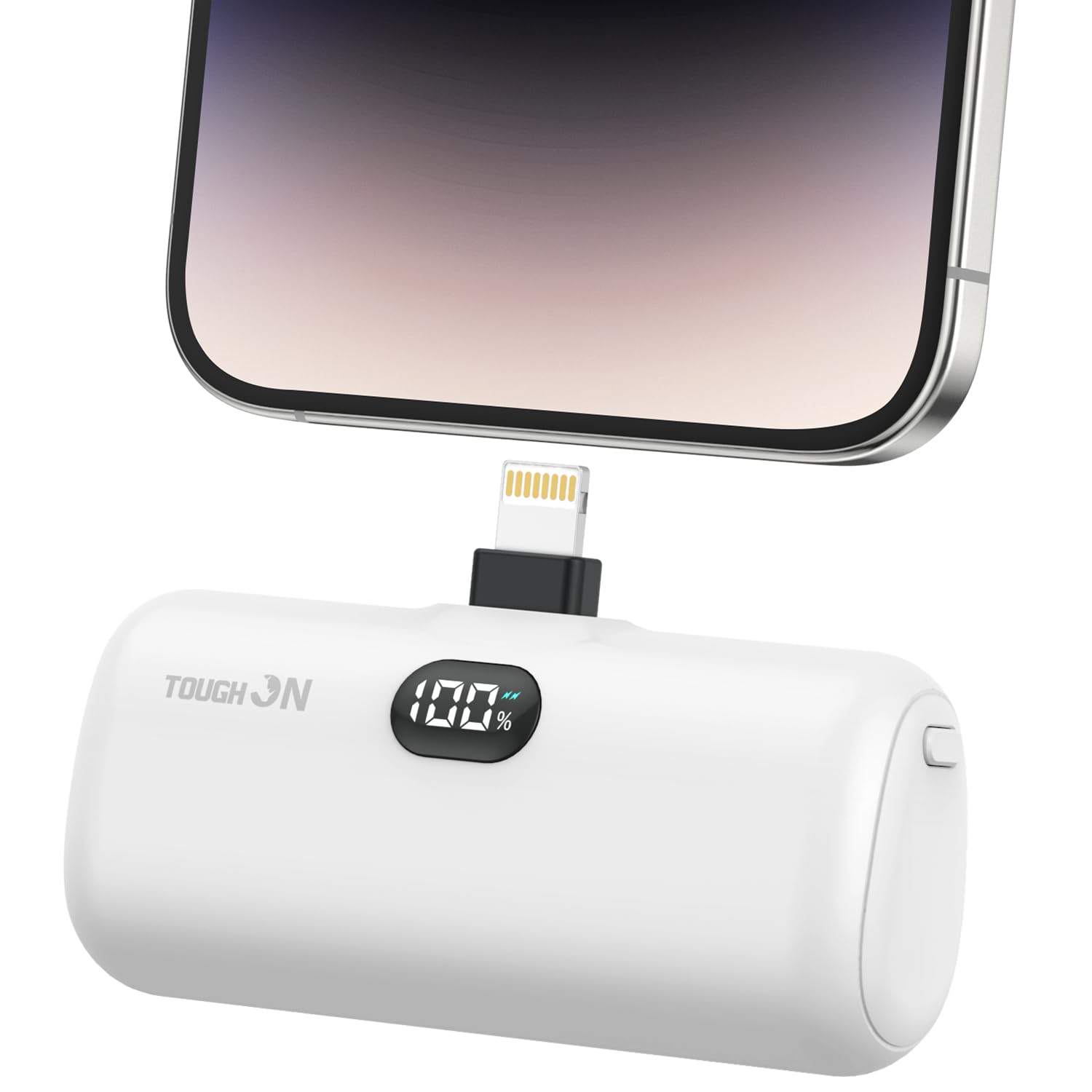 TOUGH ON Mini Portable Charger 5000mAh Power Bank PD Fast Charging, LCD Display Small Battery Pack Compatible with iPhone 14,13,12 Pro/Plus/Pro Max,11 and More