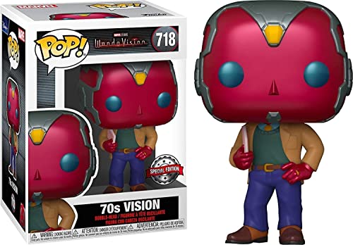 Funko Pop Vision 70s figurine Marvel WandaVision 718 vinyle exclusive - 4