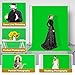 UTEBIT Green Screen Backdrop, 6x9 ft Photography Chroma Key Greenscreen Background Sheet for Background Removal, Thick Polyester Fabric Cloth Sheet for Photoshoot Video, Live Streaming (Backdrop Only)