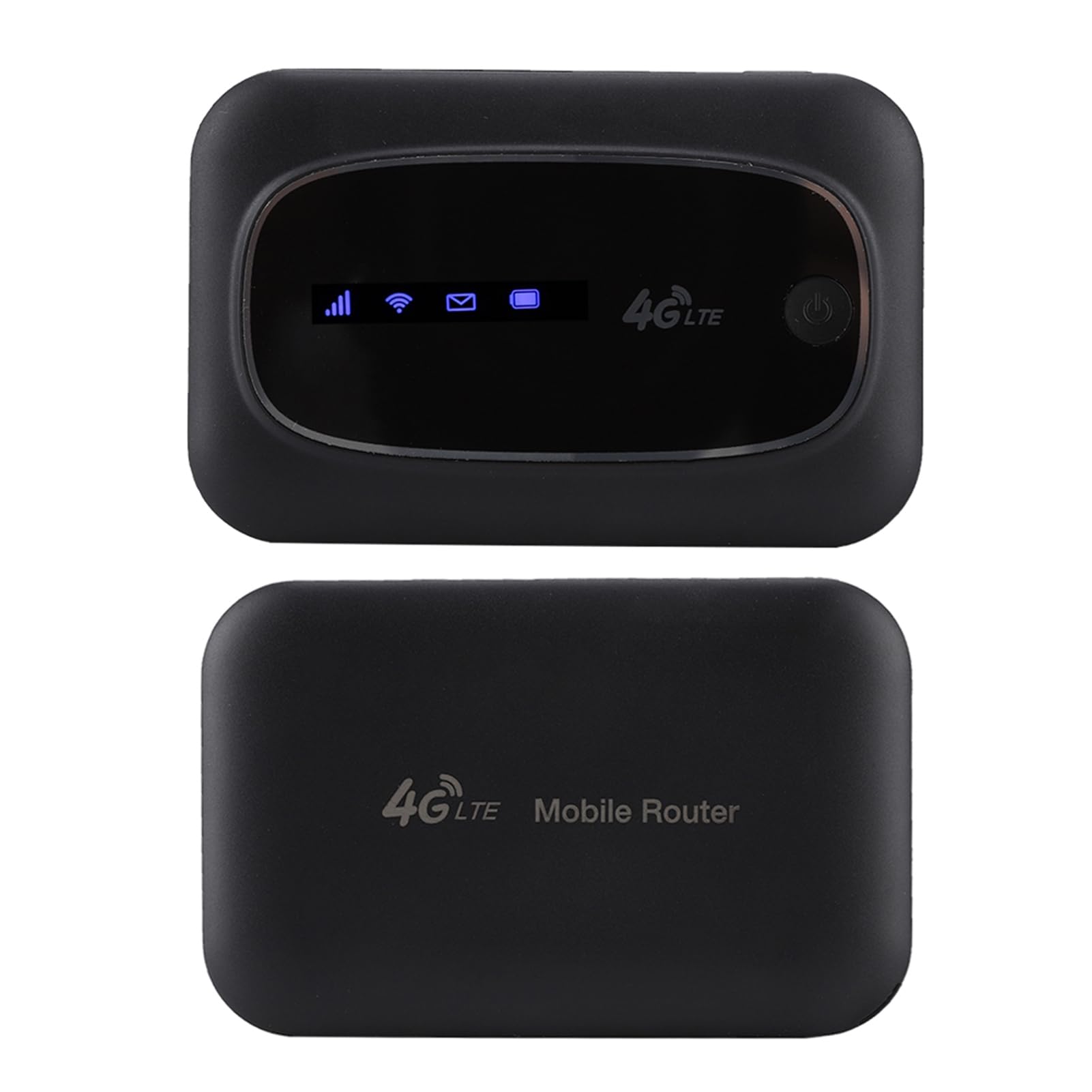 Mobilny modem WiFi 4G LTE Mini router Wi-Fi Przenośny router Wi-Fi z kieszonkowym hotspotem do użytku wewnątrz i na zewnątrz, router dla partnerów w podróży Router WiFi do gier (czarny)