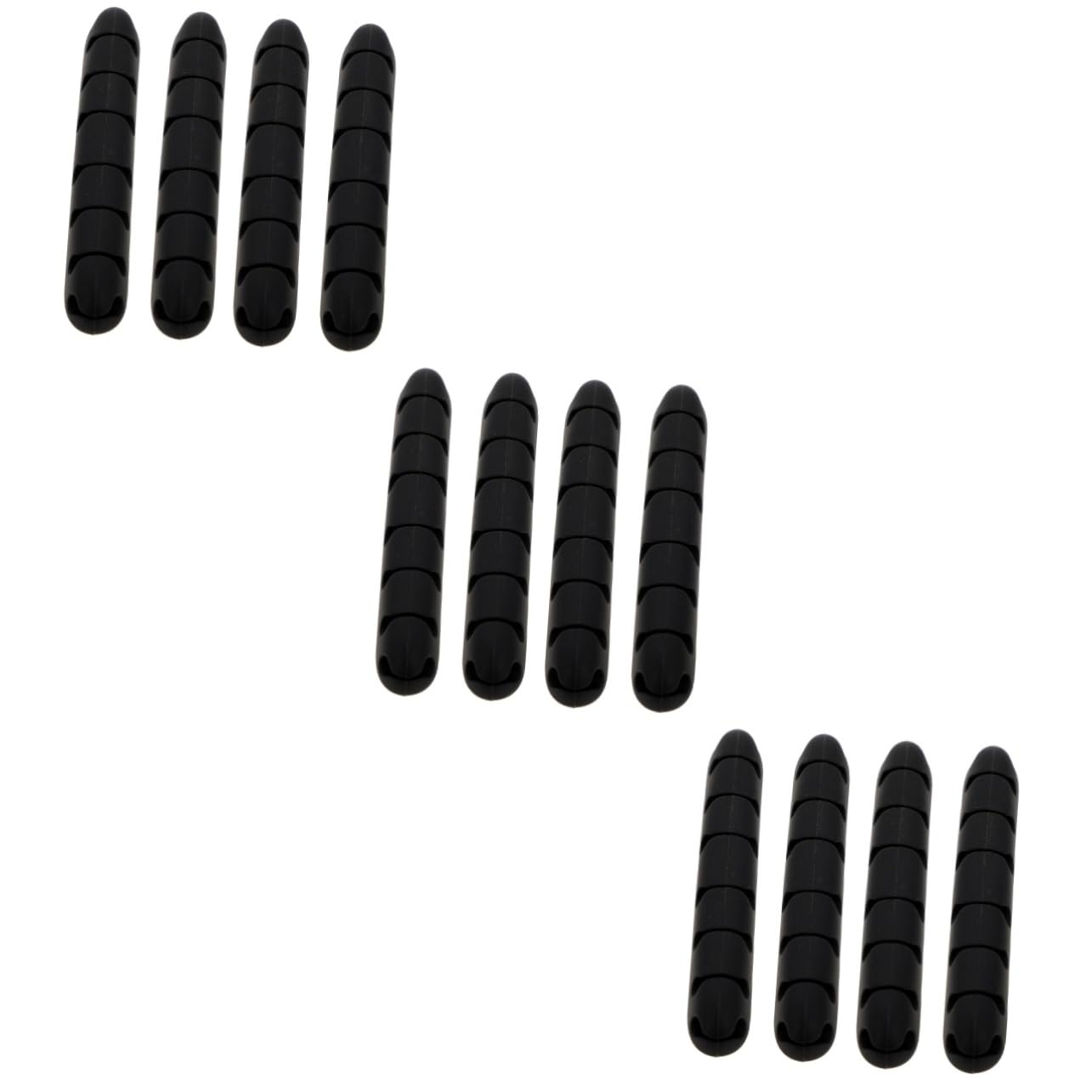 UKCOCO 12stücke Kabelhalter Mit Löchern Selbstklebende Desktop Kabelorganisation Für Sauberes Kabelmanagement Im Büro Auto Und Zuhause Praktischer Draht-organizer Zur Stabilisierung