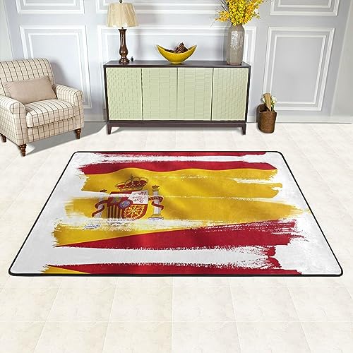 Tapis en flanelle de velours fin drapeau espagnol d'excellente finition