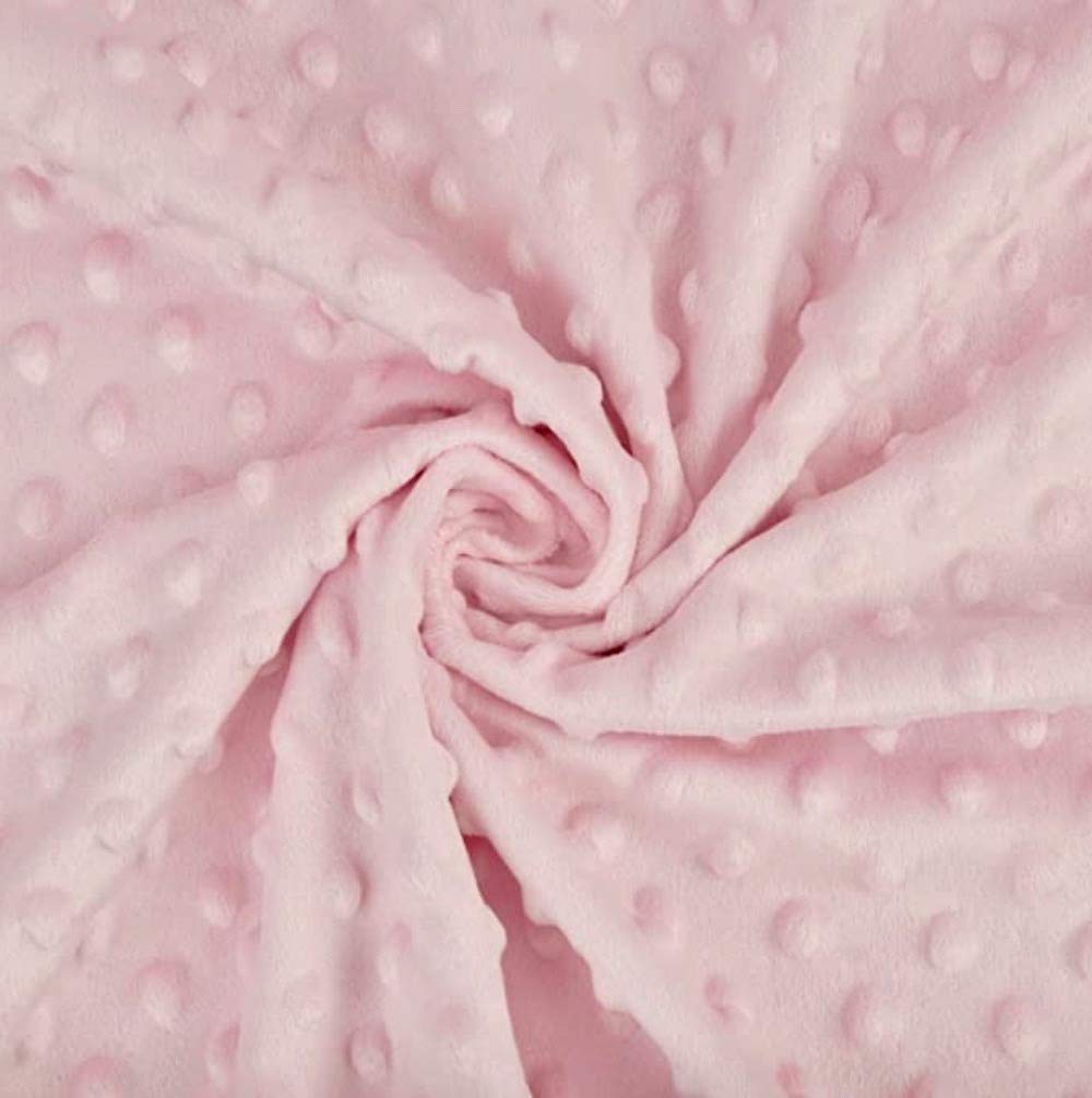 Manta de bebé para niños y niñas, manta de felpa suave de doble capa con respaldo de puntos, manta para bebé recién nacido, regalo de ducha (floral rosa, 30 x 40 pulgadas)