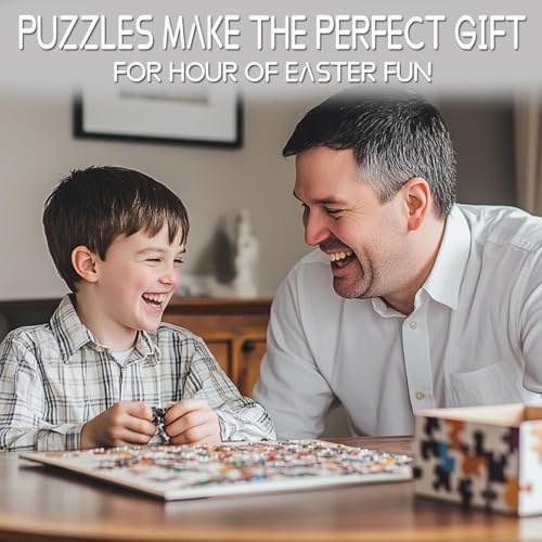 Rompecabezas de Navidad para Adultos, 1000 Piezas, Puzle Cuadrado DIY con Árbol de Navidad, Ideal para Actividades Familiares, Festival Invernal, Ciudad con Calle Nevada, 19,7 x 27,6 pulgadas miniatura 6