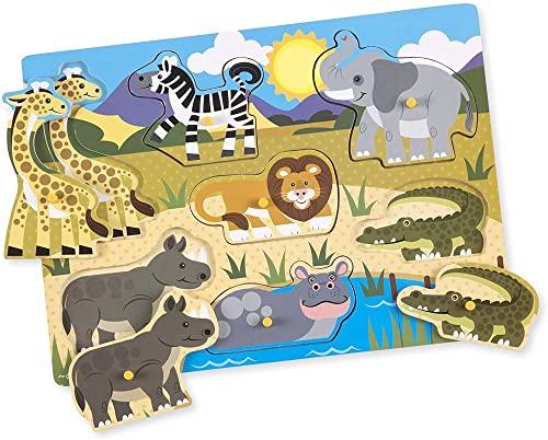 Melissa & Doug Wooden Toys - Safari Peg Boards for Children, Learning Toys for 2 Year Old Girls & Boys Toddler Puzzles Gifts, Kids Wooden Puzzles for 2 Year Olds, Jigsaws for Children Age 2 3 4 Melissa & Doug Wooden Toys - Safari Peg Boards for Children, Learning Toys for 2 Year Old Girls & Boys Toddler Puzzles Gifts, Kids Wooden Puzzles for 2 Year Olds, Jigsaws for Children Age 2 3 4