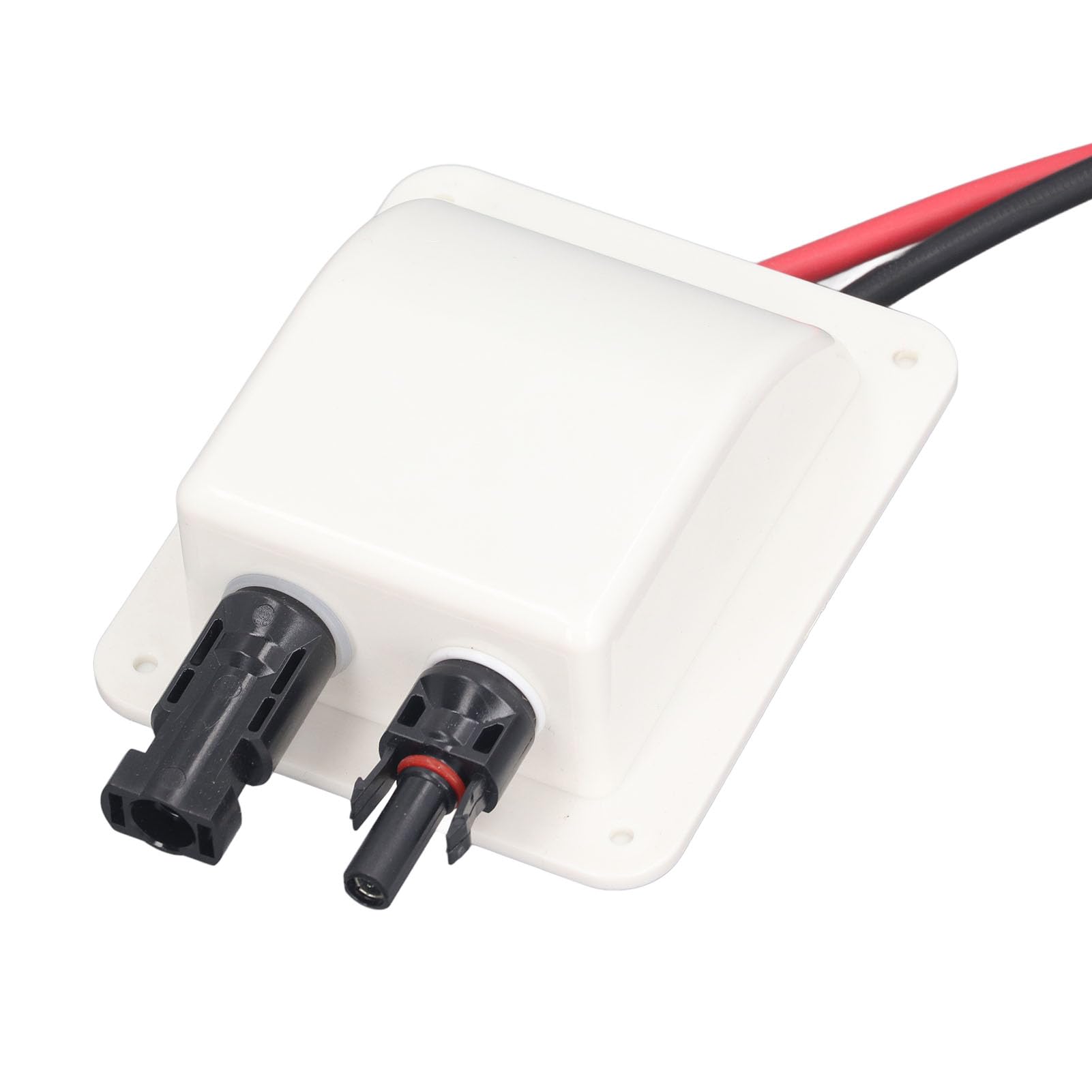 Alloggiamento per Scatola pressacavo Solare a Doppio Ingresso per, Viaggio in Campeggio, Yacht, Barca Tetto, con prolunga da 2 m 10 awg