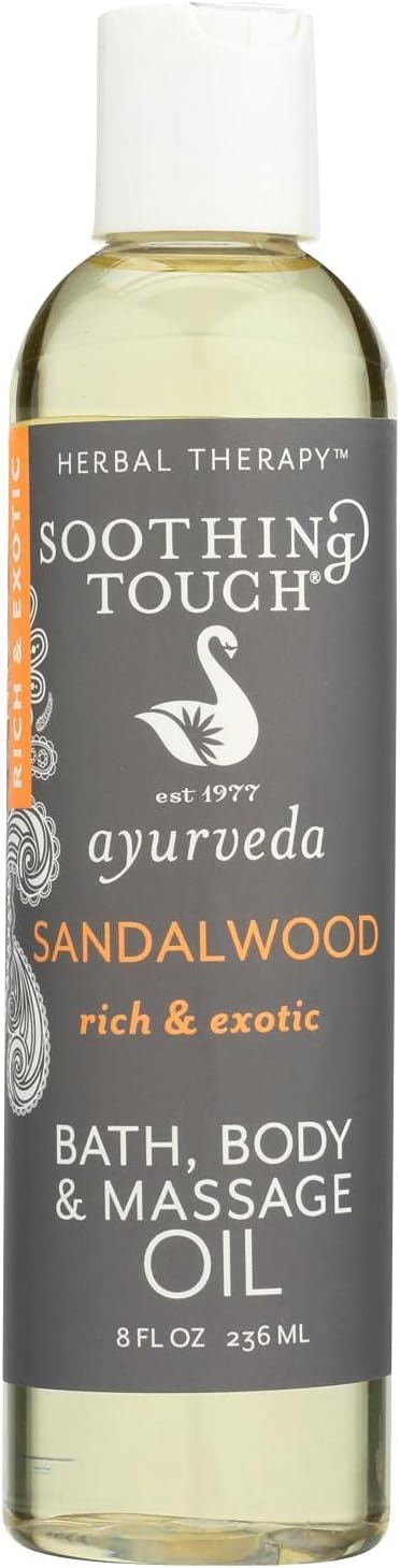 Soothing Touch W67366S Bath and Body Oil Sandalwood, 8-Ounce