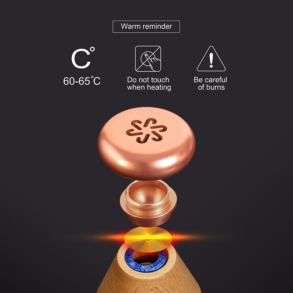 Difusor portátil de aceites esenciales madera pequeño miniatura 4