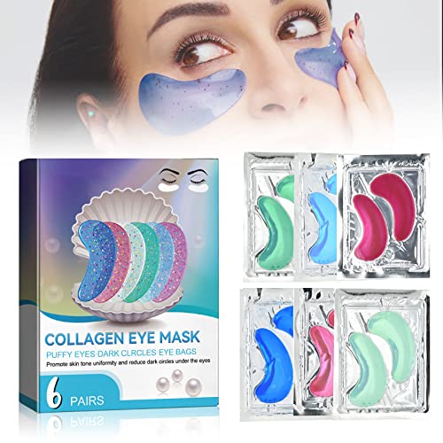 Mascara Para Los Ojos, Hydrogel Eye Pads, Parches Ojos, Parches de Ojos Antienvejecimiento, Anti Edad Para Oje Ras, Máscara para Los Ojos De Colágeno, Reduce Efectivamente Arrugas y Bolsas, Ojeras