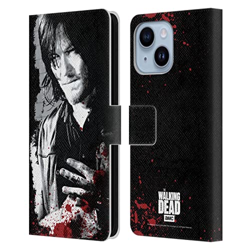 Étui The Walking Dead iPhone 14 Plus protection portefeuille cuir
