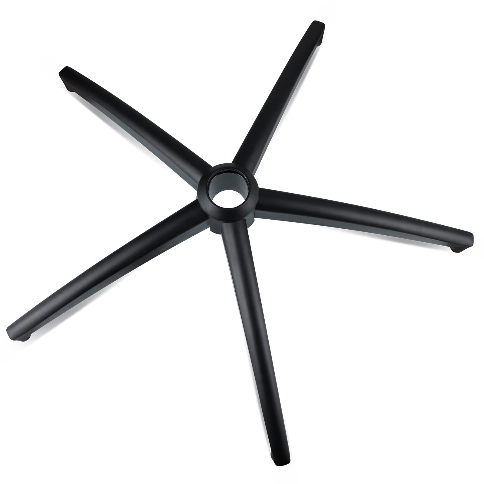 Skelang Base de silla de oficina de 70 cm, parte inferior de silla de escritorio con patas de metal reforzadas, repuesto inferior de silla de juego