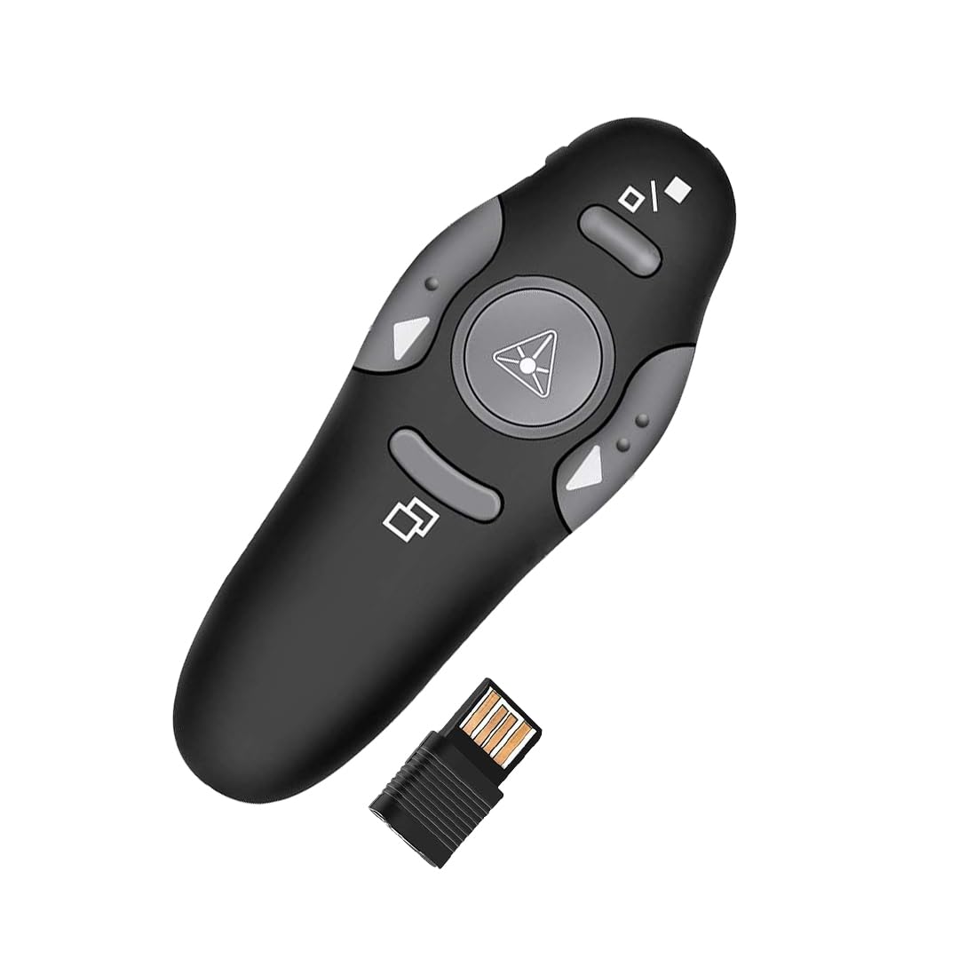 LIRAMARK Professional Red Laser USB Wireless Laser Presenter
