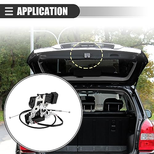 Image of Motoforti Trunk Latch Actuator Assembly, Rear Liftgate Tailgate Lock Actuator, for Toyota Sequoia 2001-2007, Plastic Metal,No.69301-0C010 /64680-0C010