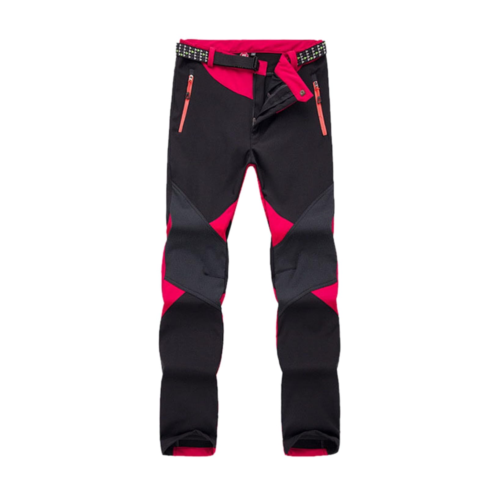 Pantalon de ski thermique pour homme - Doublure - Coupe-vent - Imperméable - Softshell - Pantalon de randonnée - Pantalon thermique