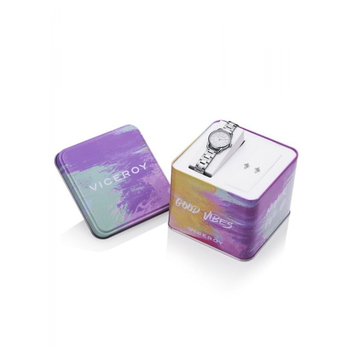 Reloj Viceroy Niña 41106-04 conjunto joyería comunión con pendientes plata 3