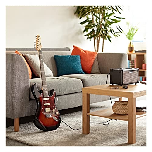 Pack guitare électrique et ampli 4/4 pour adultes débutant(e) s Sunburst - Les Beatles, Paul McCartney, John Lennon, RIngo Starr, George Harrison Pack guitare électrique et ampli 4/4 pour adultes débutant(e) s Sunburst – Image 4