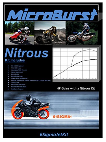 image for 6 Sigma GY6 Bike Scooter ATV 50 100 125 150 cc NOS Nitrous Oxide & Boo