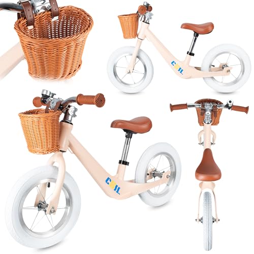 Bicicleta de equilibrio COIL de 12 pulgadas en aleación de magnesio con cesta y timbre