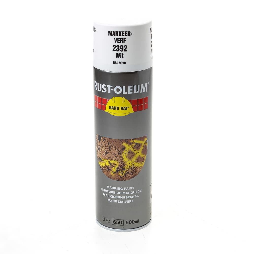 2392 Hard Hat marking Aerosols, Up To 70 m Per Can! Highest Opacity, White