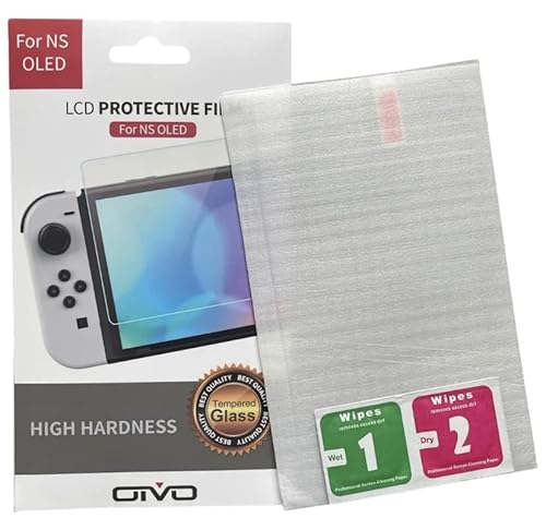 Case Nintendo Switch Oled com Pelicula de Vidro e Grip