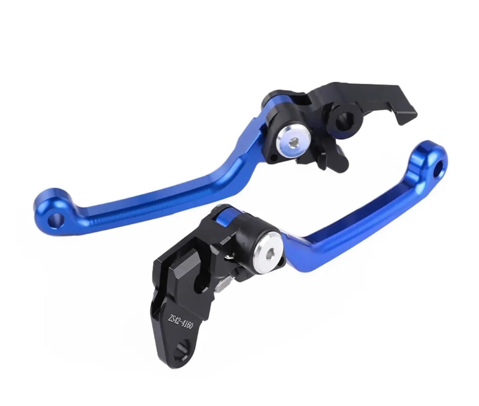 Wfsowxdm Blue Motorcycle Levers Brake Clutch Handle Lever Cnc Pivot Brake Clutch Lever For Yam&Aha Raptor 700 Yfm700 700R Yfm700r 250 Yfm250r 125 Yfm125r 2007-2025 Hand Control