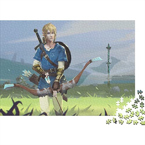 Zelda Puzzle De 1000 Piezas, Puzzle para Adultos, Impossible Rompecabezas, Colorido Juego De...