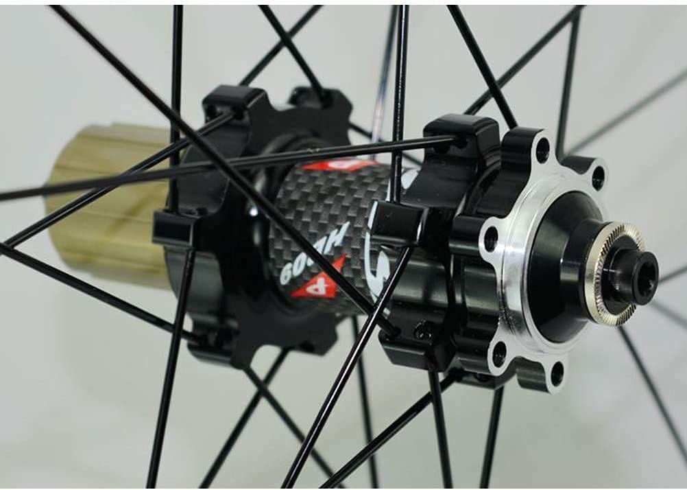 Amdieu Wheelset 26 27.5 29 Pulgadas de Ruedas for Bicicletas, MTB Ruedas de Ciclismo de Doble Pared Rodalos rápidos Rojas Selladas Cubo de 24 Orejas Freno de Disco 8 9 10 11 12 Velocidad Road Wheel