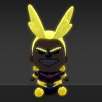 Vista 2 de Just Toys LLC My Hero Academia All Might - Juguete de peluche que brilla en la oscuridad de 6 pulgadas, coleccionable de anime con licencia