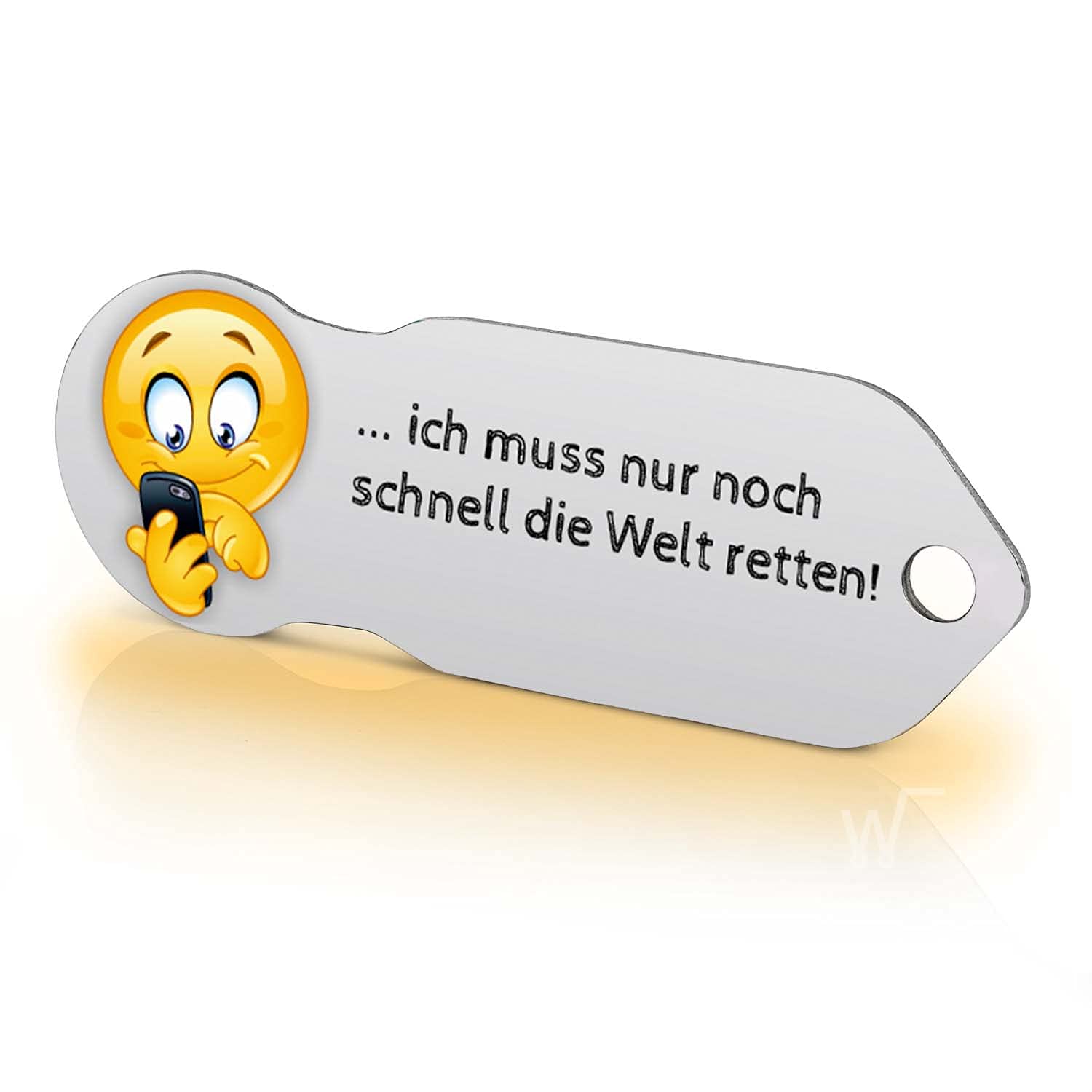 Einkaufswagenlöser Code24 Welt retten/Schlüsselanhänger Eink
