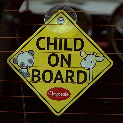 Clippasafe Baby and Child On Board Sign