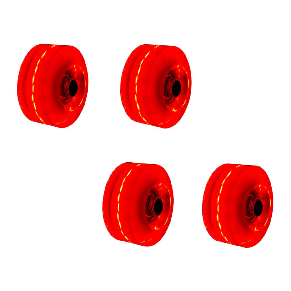 UKCOCO 4 Piezas Ruedas De Patines Para Patines y Monopatines Ruedas Repuesto De Uso Diario