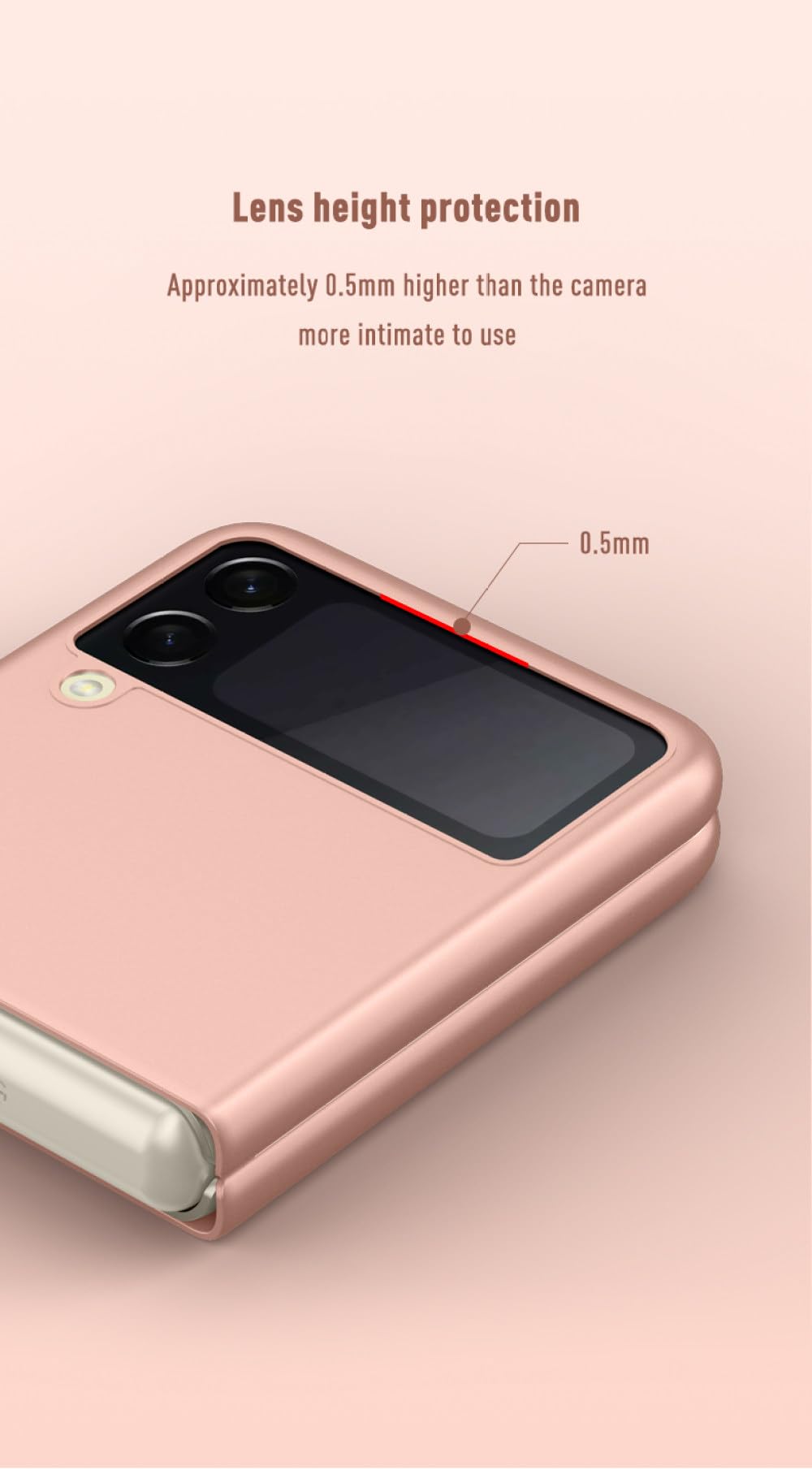 Do Samsung Galaxy Z Filp 3 Filp3 5G Luksusowa matowa obudowa w dotyku Odporna na wstrząsy obudowa telefonu Wytrzymała, cienka twarda obudowa Capa, fioletowa, do Z Filp 3