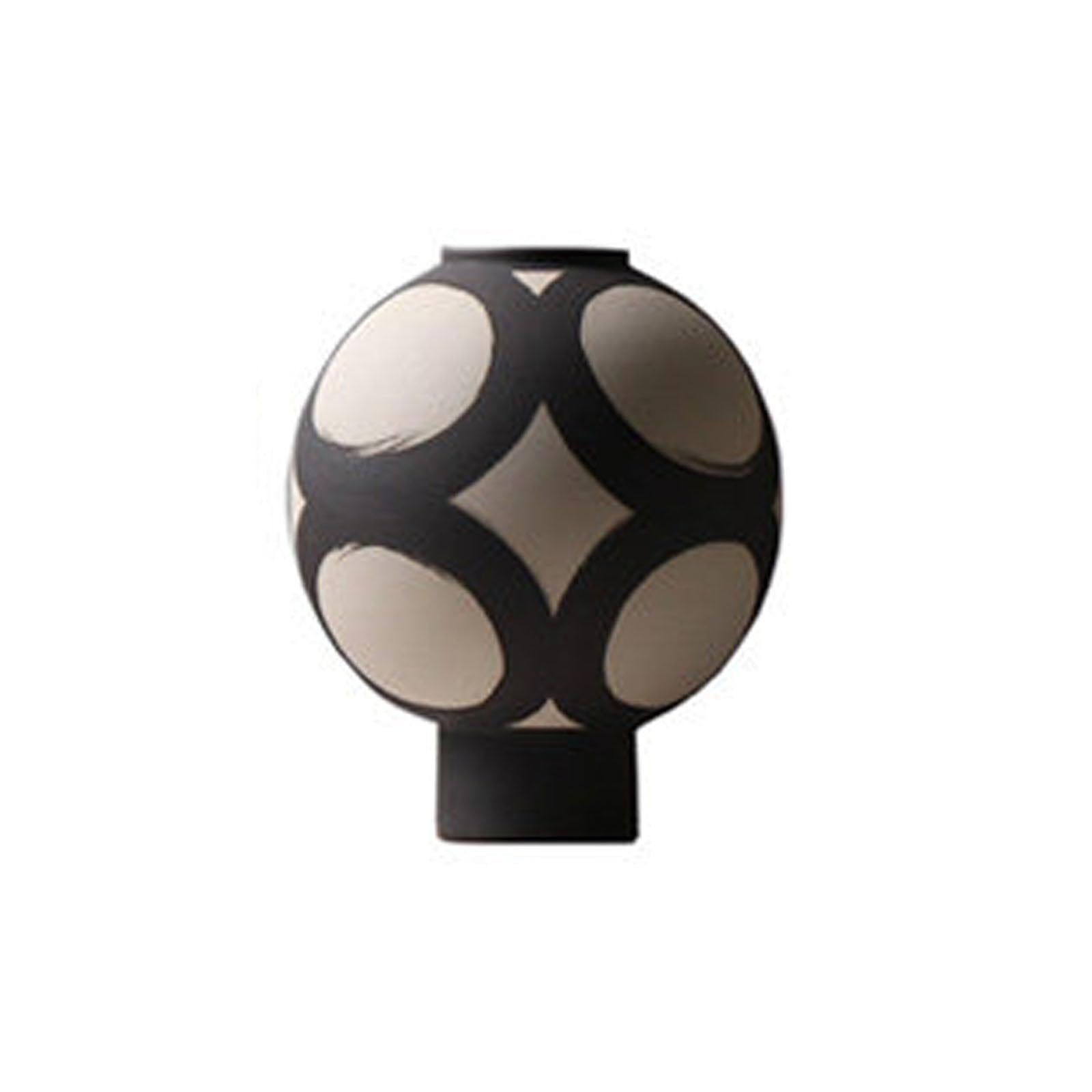 Nzzkoides B Large Art Ceramic Vase, Creative Decorative Vase, Ornament For Living Room, Edroom, Restaurant, Hotel, Farmhouse, Villa, Irregular Shape(Size:21.8 * 21.8 * 27.1Cm,Color:b)