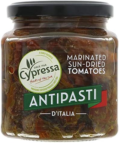 Cypressa Marinated Sun-Dried Tomatoes 280 g (Pack of 6)