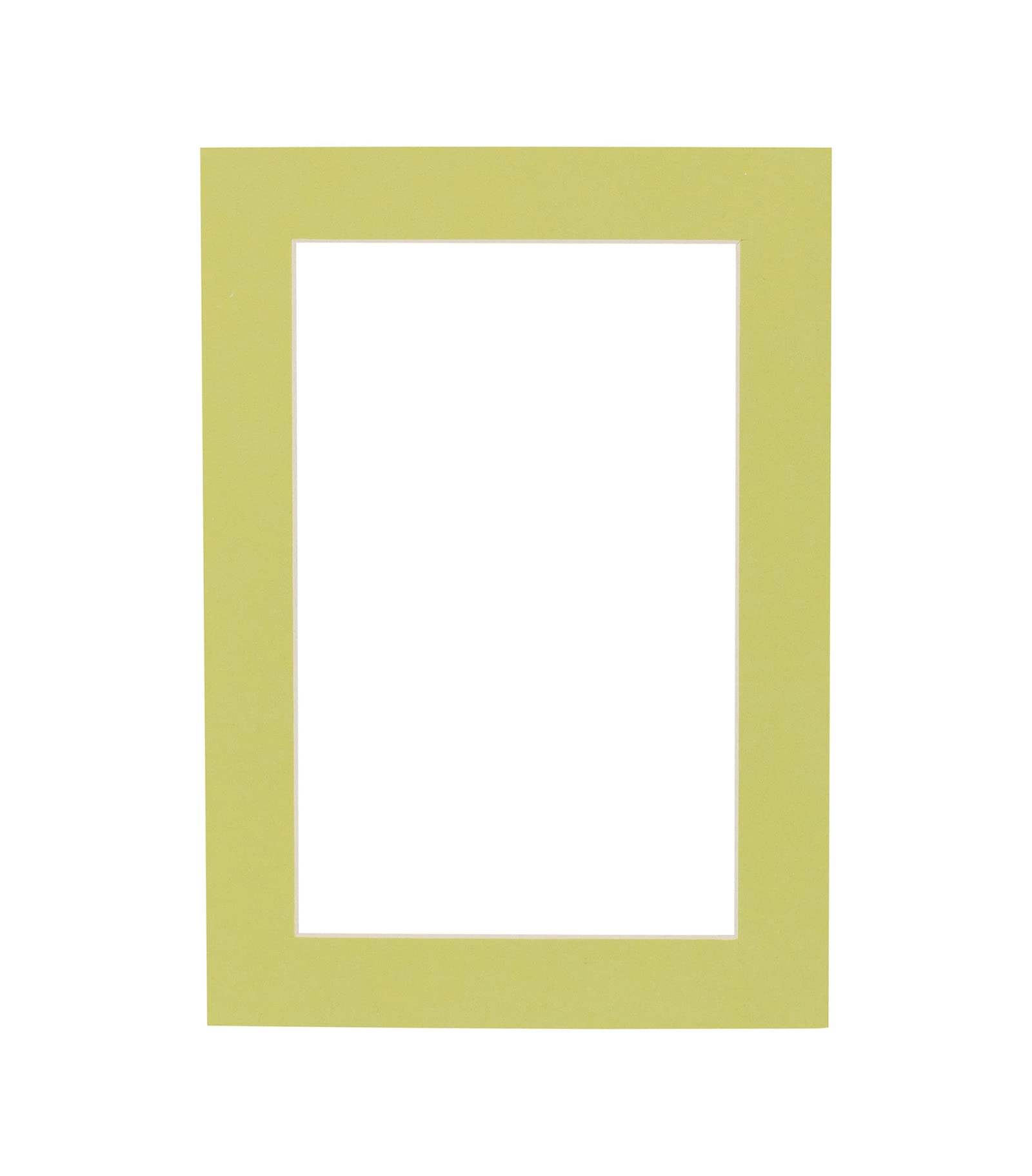 CountryArtHouse Pistachio Acid Free 18x24 Picture Frame Mats with White Core Bevel Cut for 13x19 Pictures - Fits 18x24 Frame - One Mat