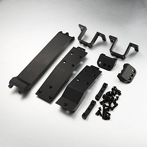 CNC Aluminum Chassis W Skid Plate Front and Rear for Redcat Terremoto V2 1/8 RC Car #1218