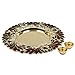 GD Designer Pooja Thali Traditional Metallic Finished Acrylic Pooja Thali/Tilak Thali with Two Katoris/Golden Puja Thali,Valentine Day Gifts