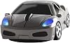 elec Space Wireless Mouse, 2.4GHz Cool Sport Car Shape Wireless Mouse Optical Cordless Mice with USB Receiver for PC Laptop Computer Notebook 1600 DPI-Blue