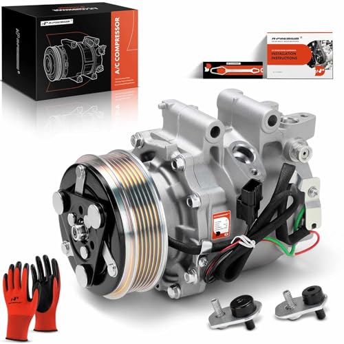 A-Premium Air Conditioner AC Compressor with Clutch Compatible with Honda Civic 2012-2015 1.8L & Acura ILX 2013-2015 2.0L