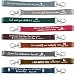 Cunno 45 PCS Christian Keychains Bulk Inspirational Bible Verse Key Chains Polyester Scripture Keyrings Religious Party Gift(Dark)