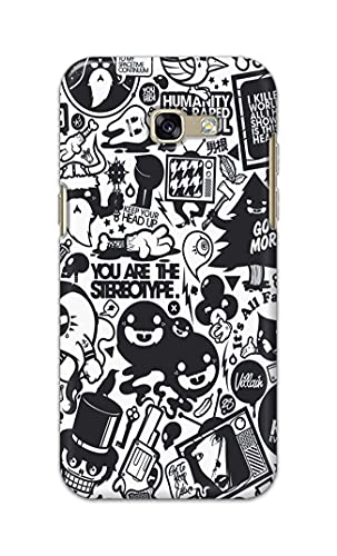 Image of Printed Hard Back Cover Case for Samsung Galaxy A5 2017 Back Cover (Mixed Cartoon) -702