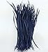 5''-9.5'' Feathers Fly Tying Materials for stonefly nymph split tails& down wings 50pcs/pack (navy blue)