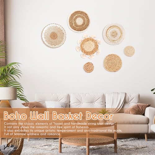 Com4sport7pcsbohowallbasketssetseagrassrattanwickerbasketbohowalldecorroundhandmadehangingwallbasketdecorwallartforlivingroombedroomdisplaytablekitchenhomefarmhouse Urban Country Home Decor Com4sport 7pcs boho wall baskets setseagrass rattan wicker basket boho wall decorround handmade hanging wall basket decor wall art for living room bedroom display table kitchen home farmhouse urban country home decor