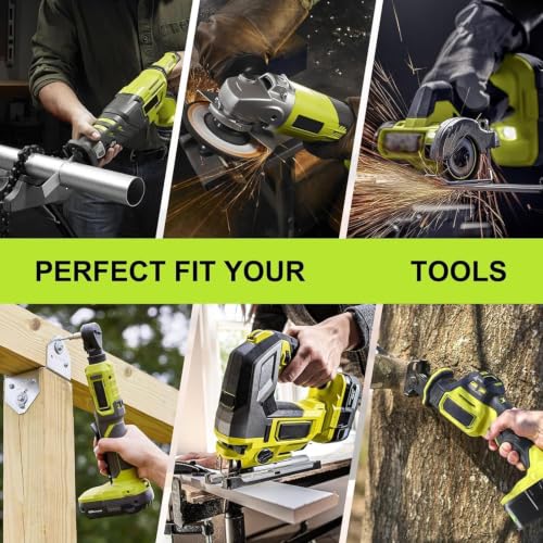 Image of 2Pack 8.0Ah P108 Repacement for Ryobi 18 Volt Battery and Charger Compatible with 18V Battery P102 P103 P104 P105 P107 P109 Cordless Power Tool
