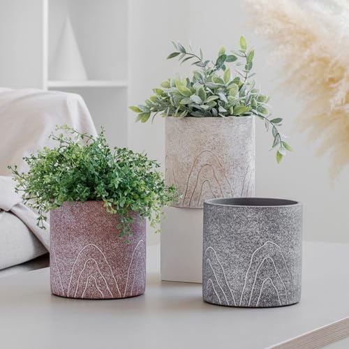 Pots de fleurs décoratifs pour balcon et salon lumineux